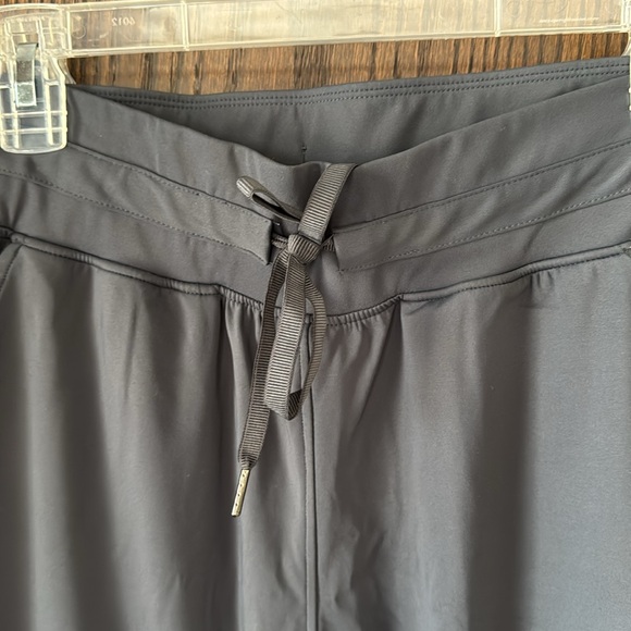 Chic Gray Drawstring Pants - Picture 2 of 6